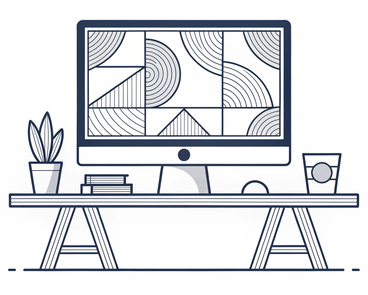 Abstract Symbol and Icon Design for Finance and Legal Firms