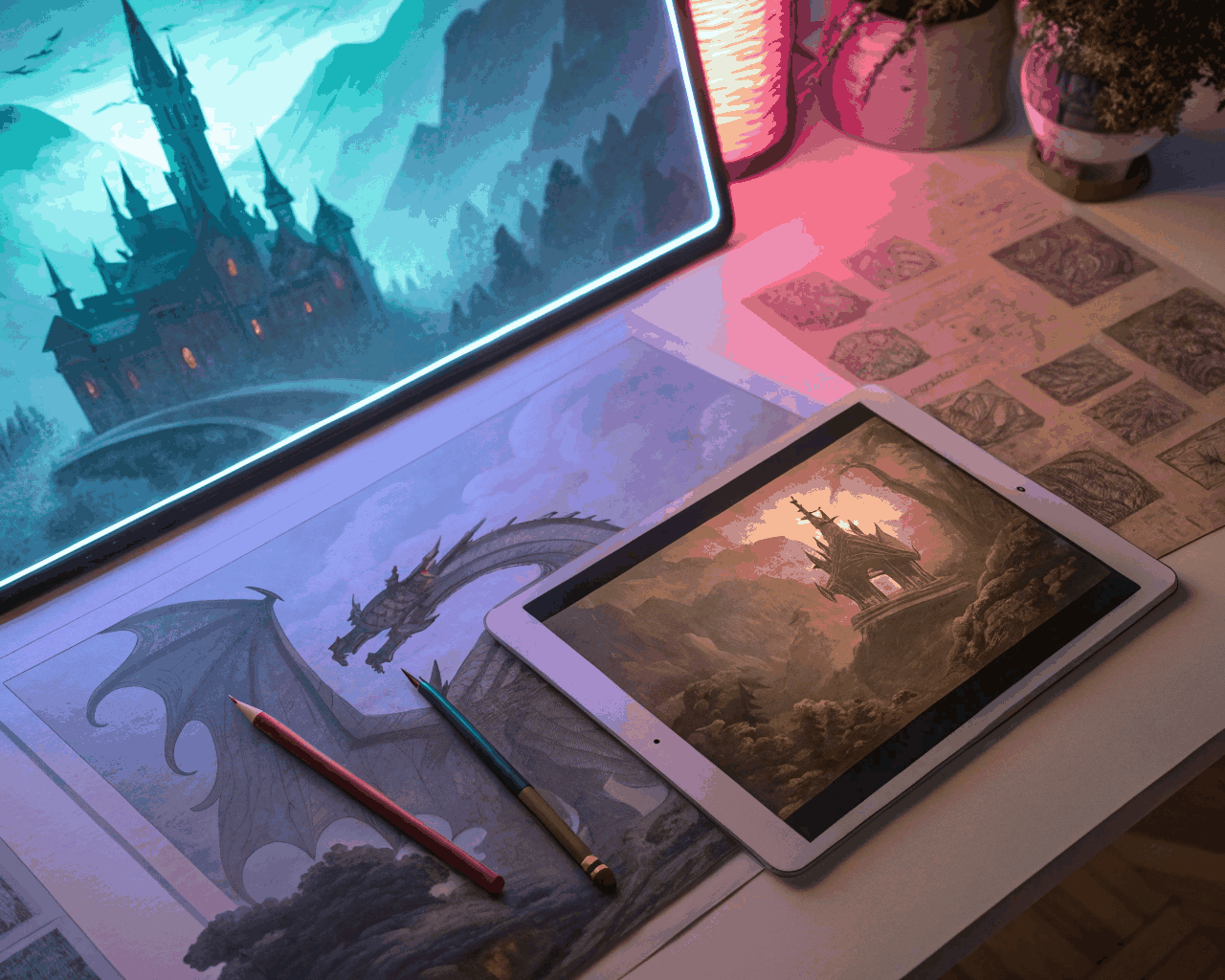 AI-Powered Fantasy Book Cover Art Enhancement for Authors