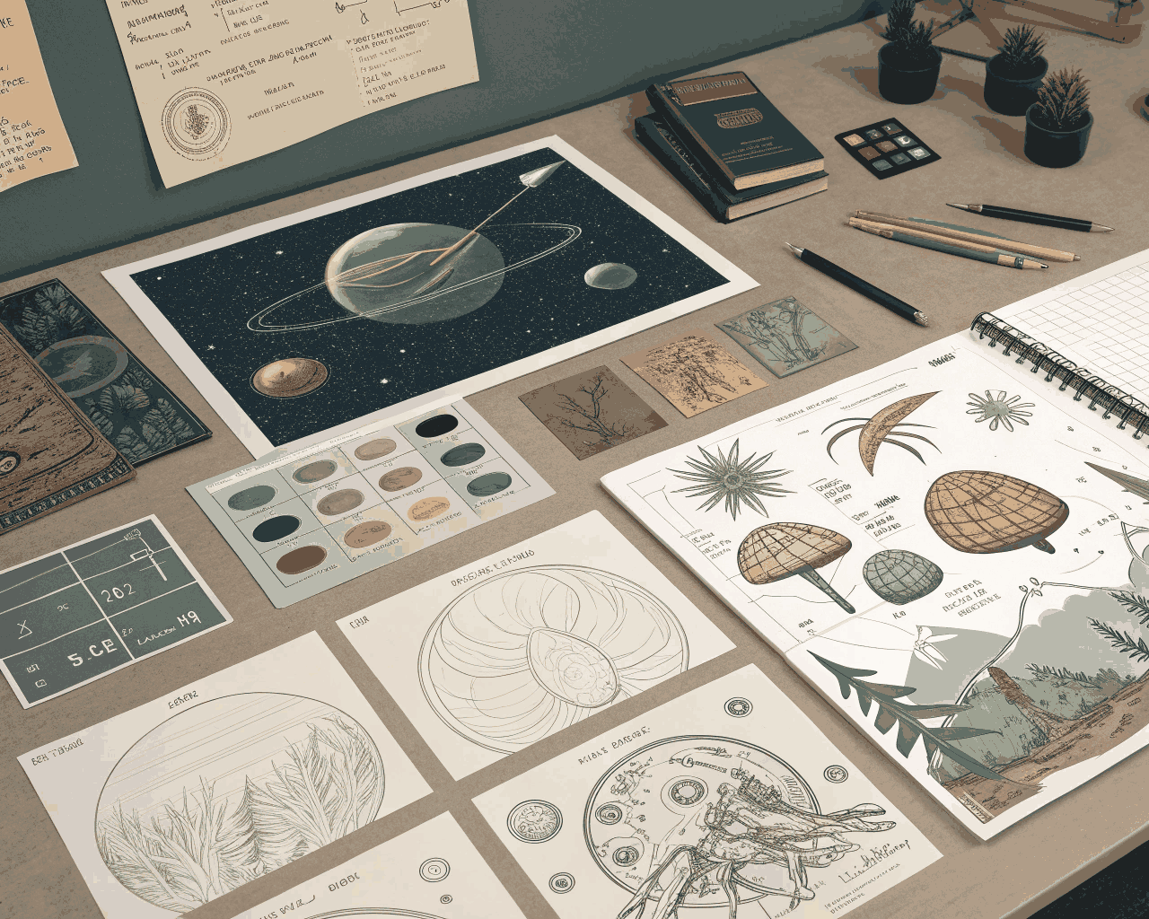 Alien Ecosystem Creature Concepts for Sci-Fi Worldbuilding