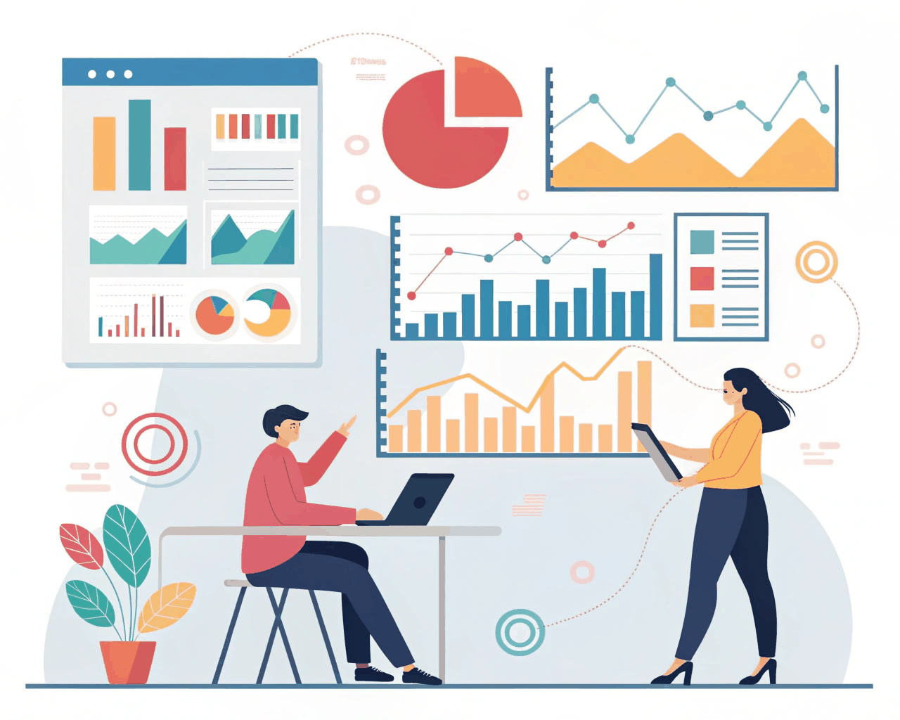 Animated Infographic for Annual Reports or Data Presentation