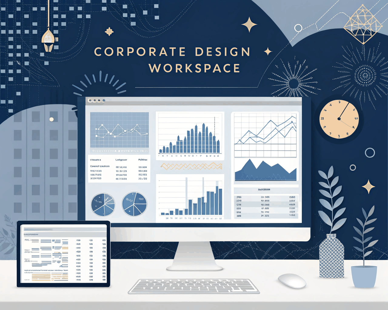 Annual Report Data Visualization for Financial Services