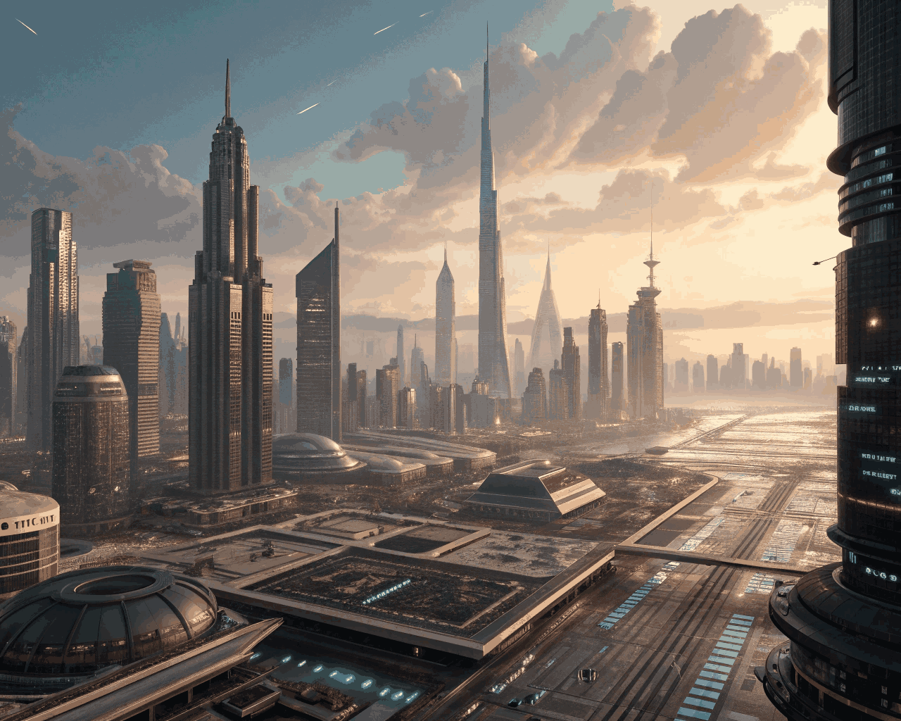 Architectural Visualization Matte Painting for Real Estate