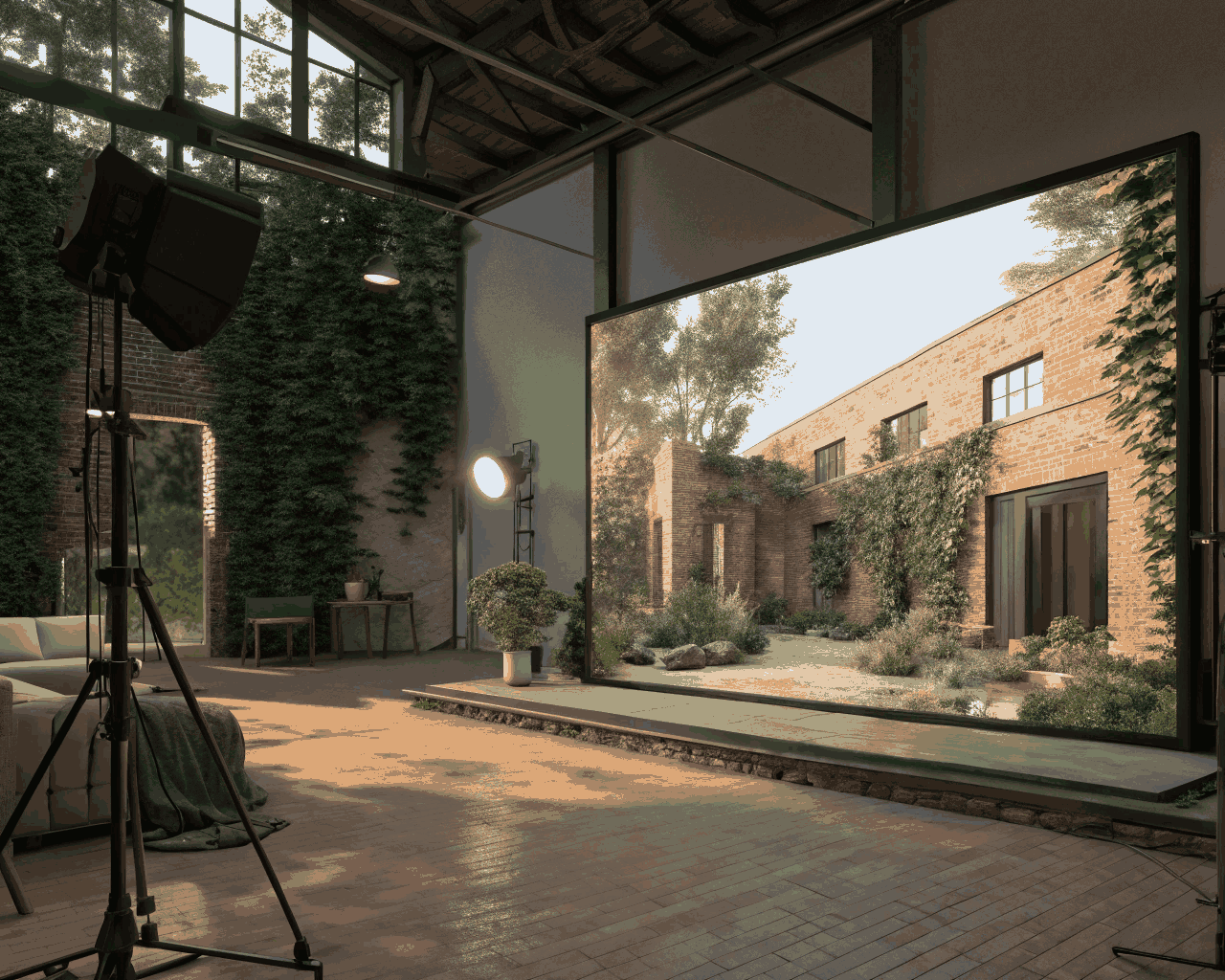 Architectural Visualization Texture and Landscape Enhancement