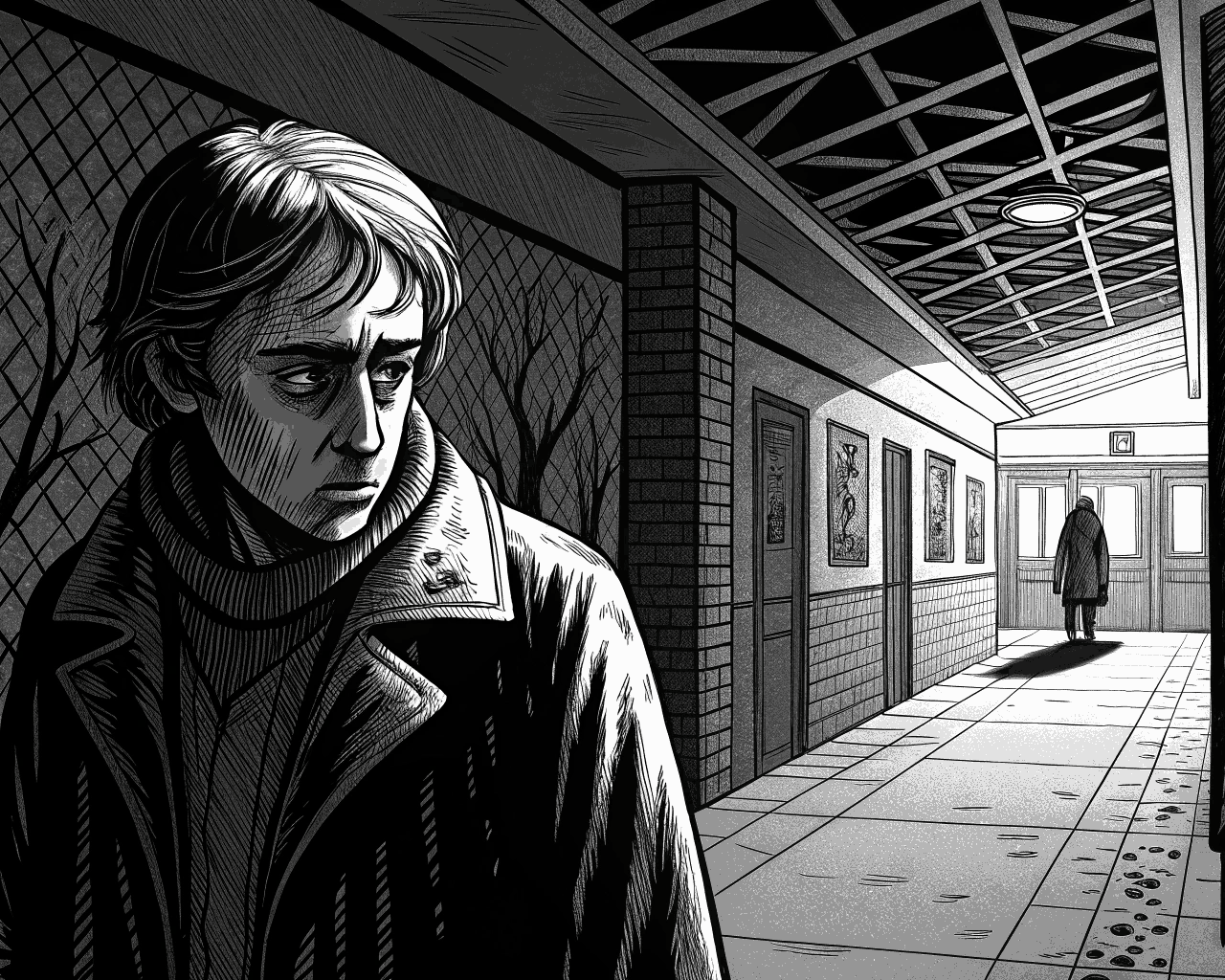 Black and White Inked Story Pages for Horror Anthologies