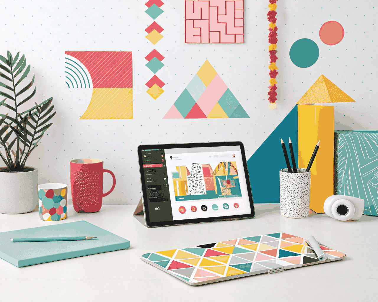 Bold and Playful Mobile UI for Applications