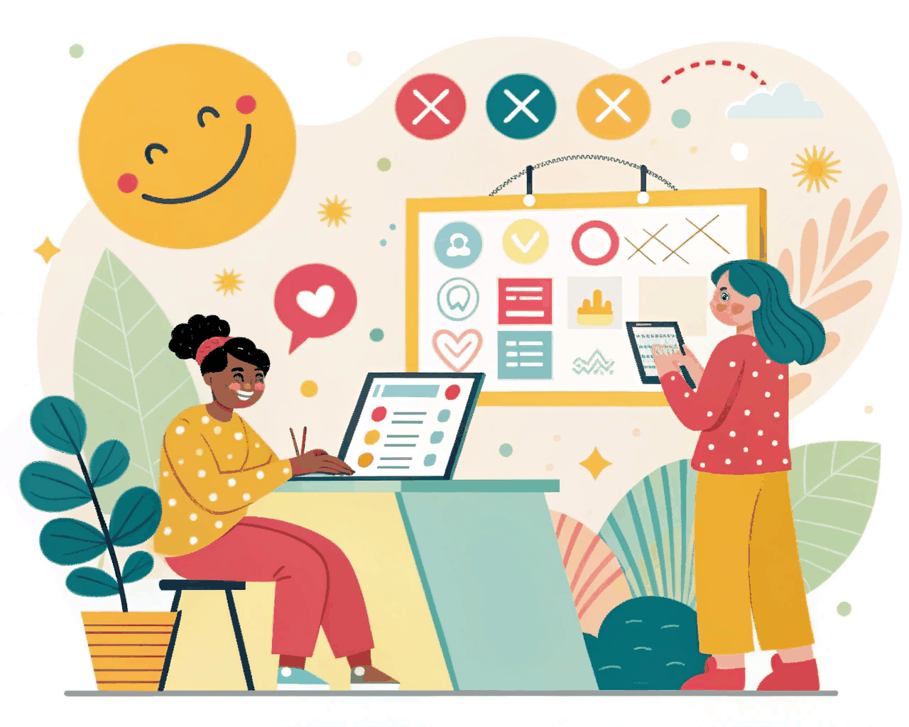 Cartoonish Animated Explainer for App Onboarding Sequences