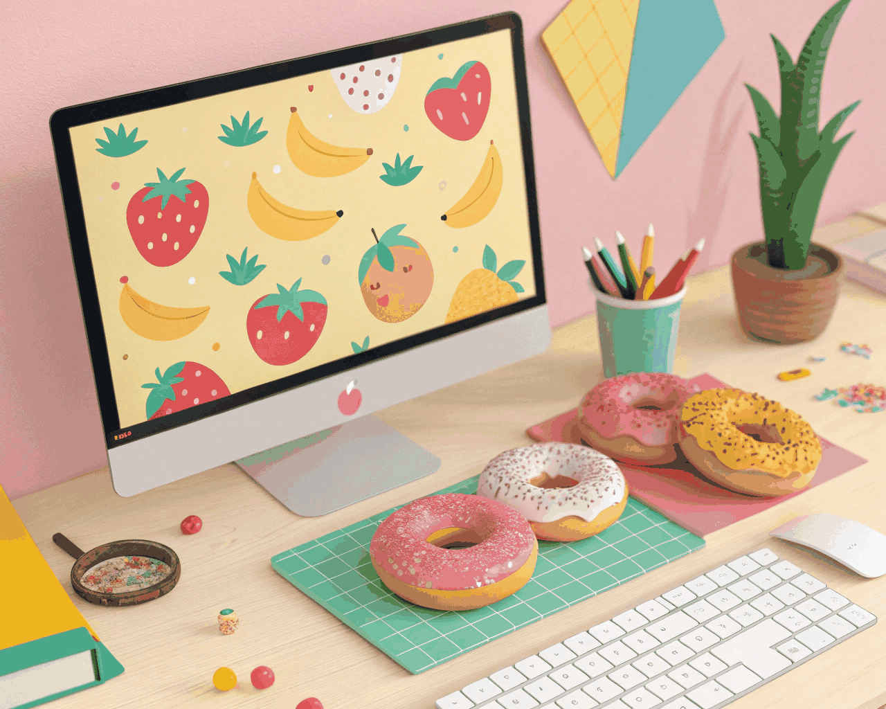 Cartoonish Food and Prop Models for Casual Mobile Games