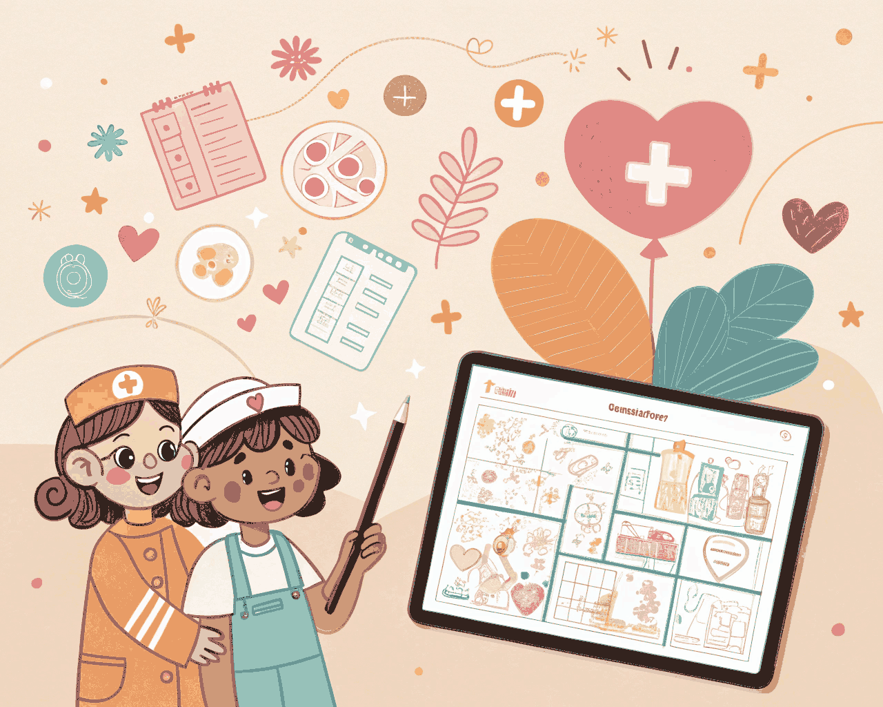 Character-Driven Explainer for Healthcare Apps