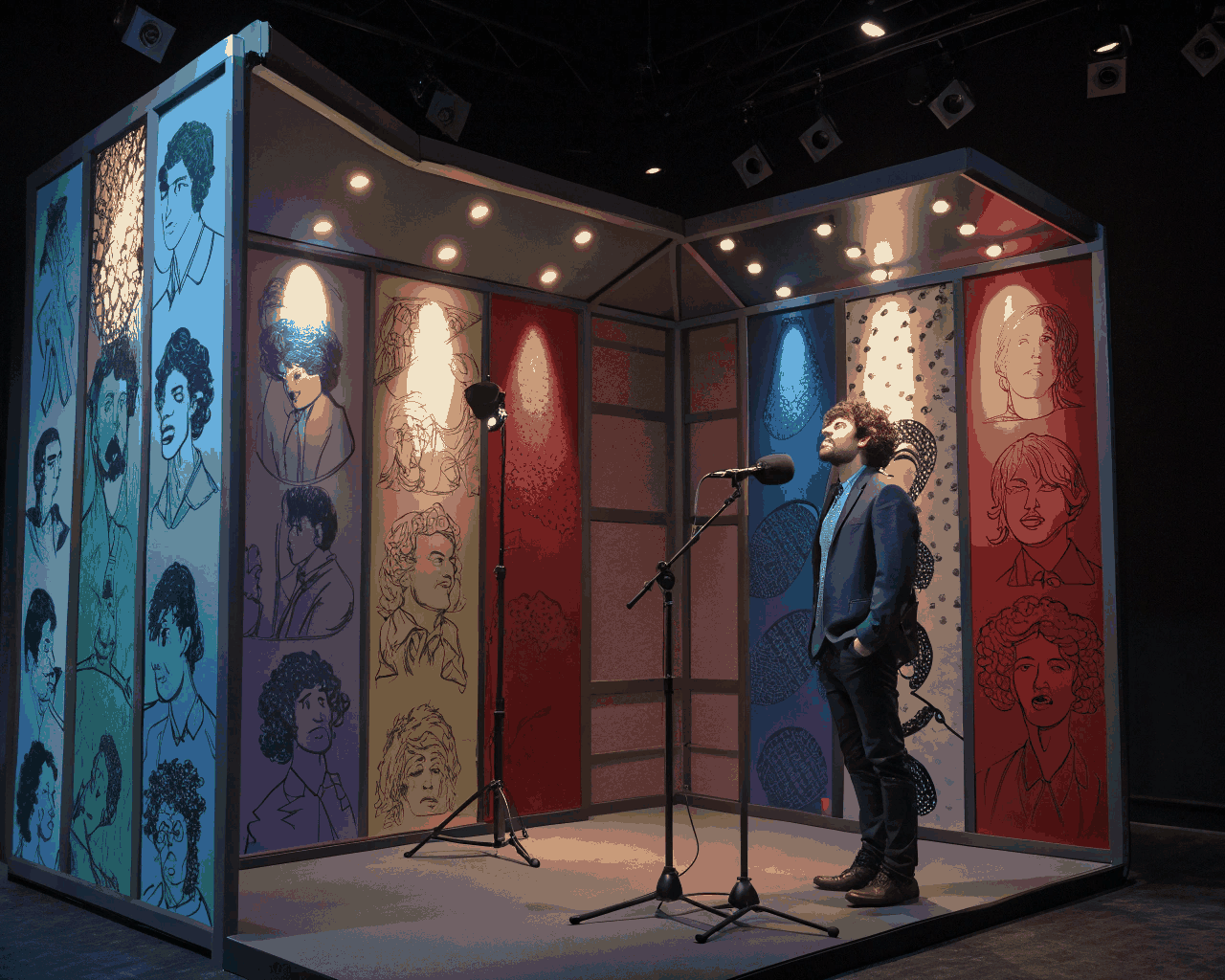 Character-Driven Fiction Narration with Distinct Voices and Accents