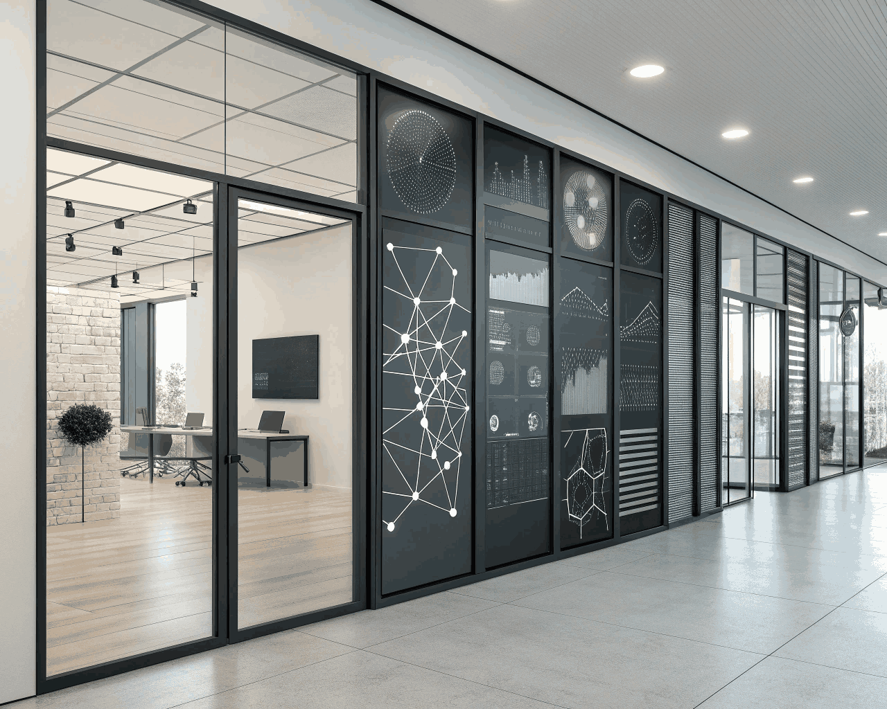 Clean Corporate Pitch Deck Design for Tech Startups