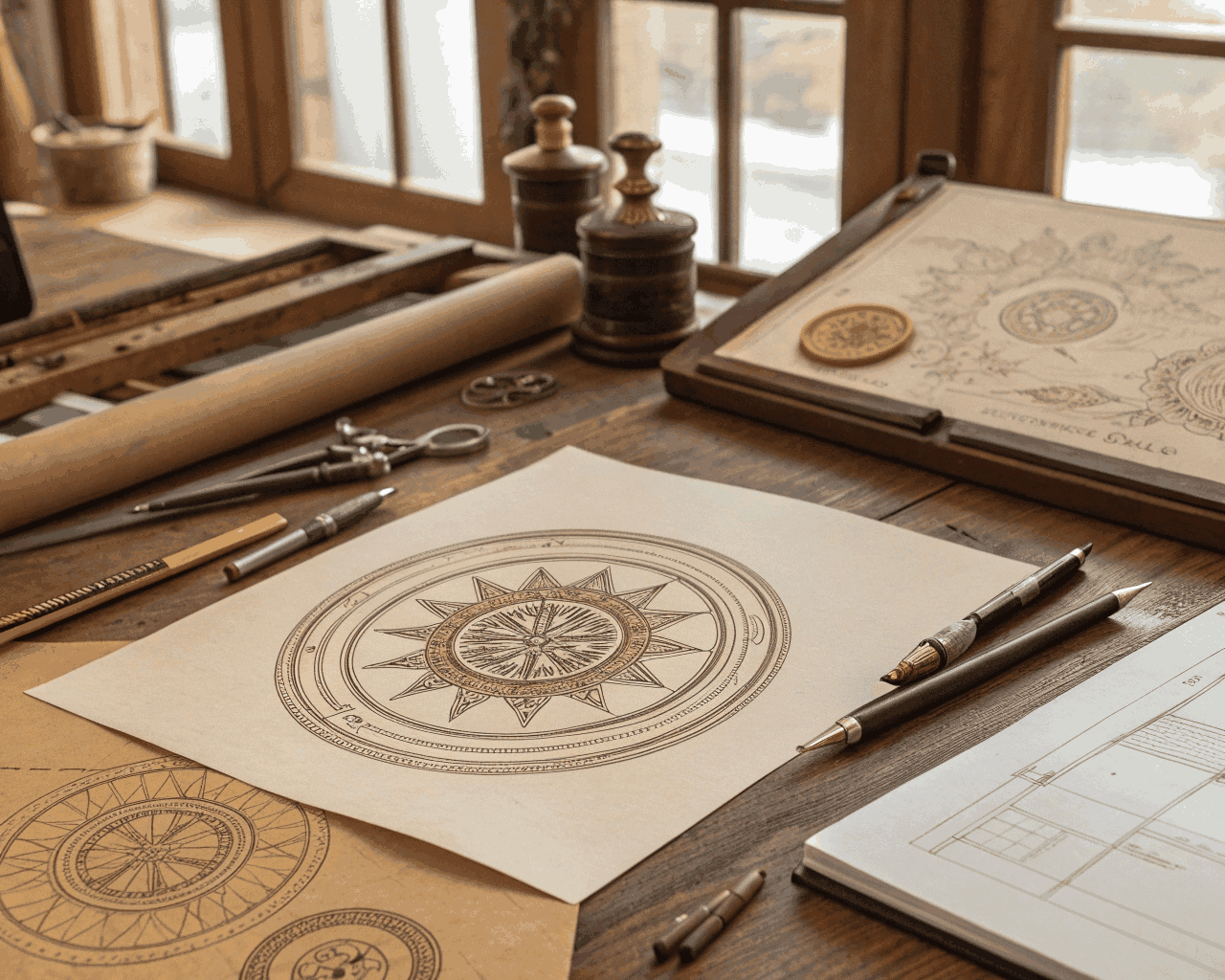 Clean Emblem Logo for Hospitality or Retail Business