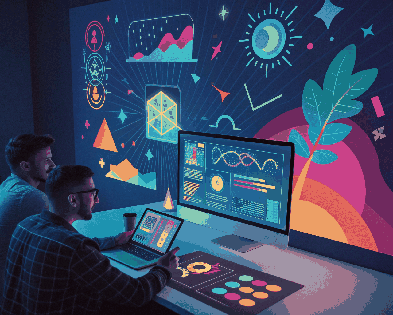 Clean Screen Replacement & UI Holograms for Tech Commercials