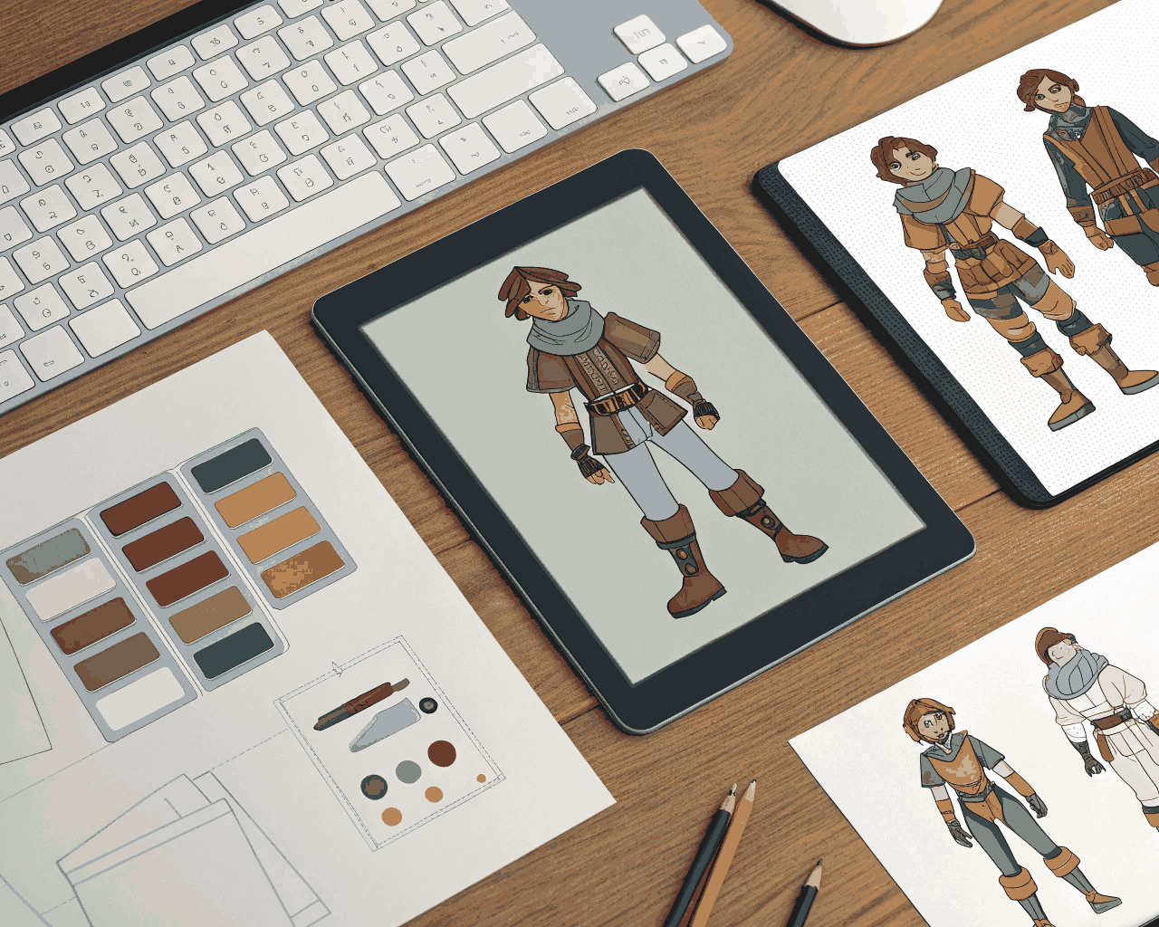 Consistent Character Art Style Unification for Game Assets