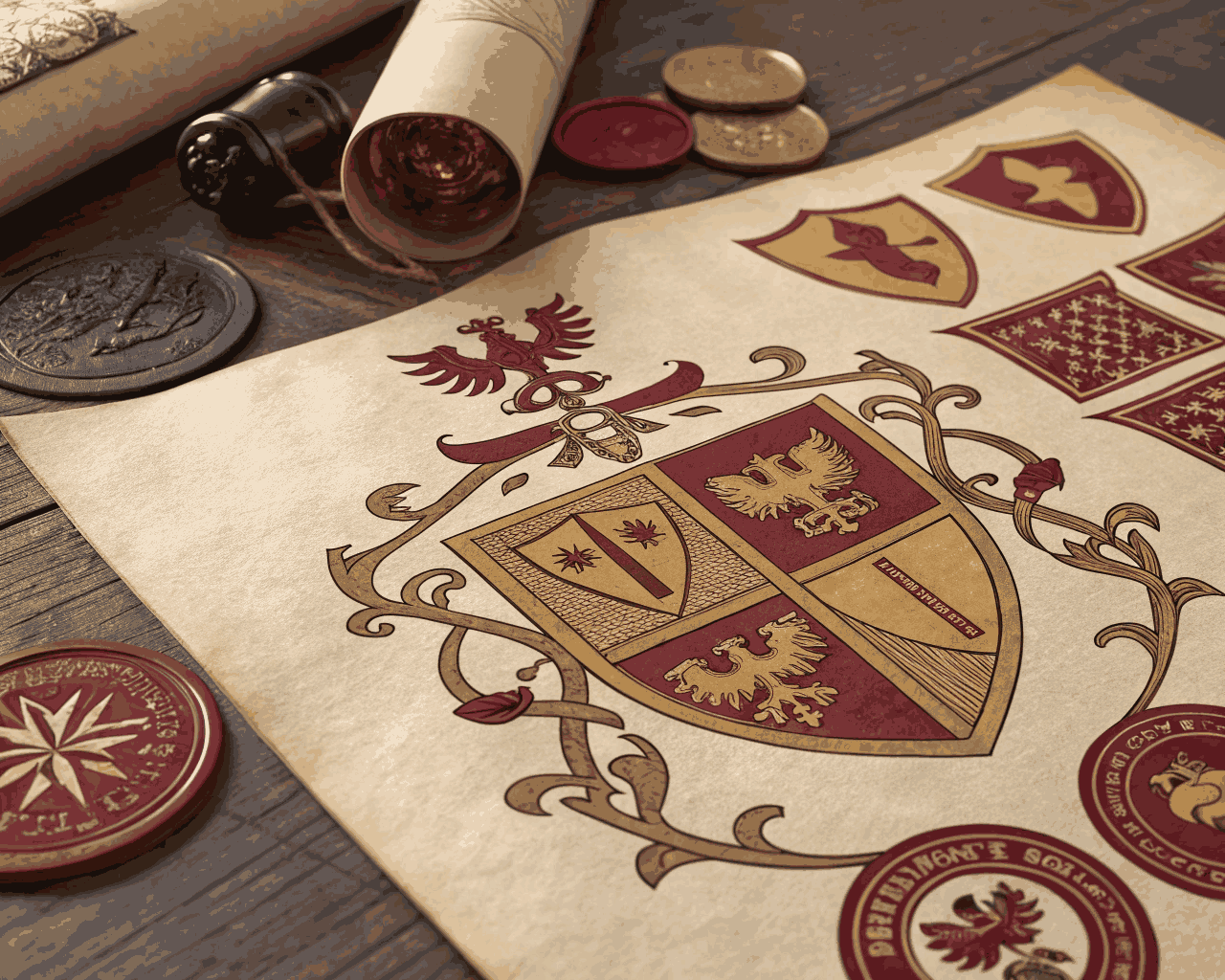 Custom Fantasy Heraldry & Sigil Design for Tabletop Gaming