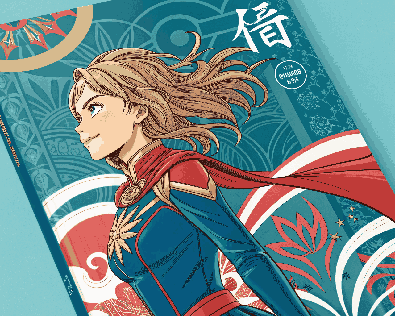 Custom Manga Cover Art with Vibrant Color Rendering