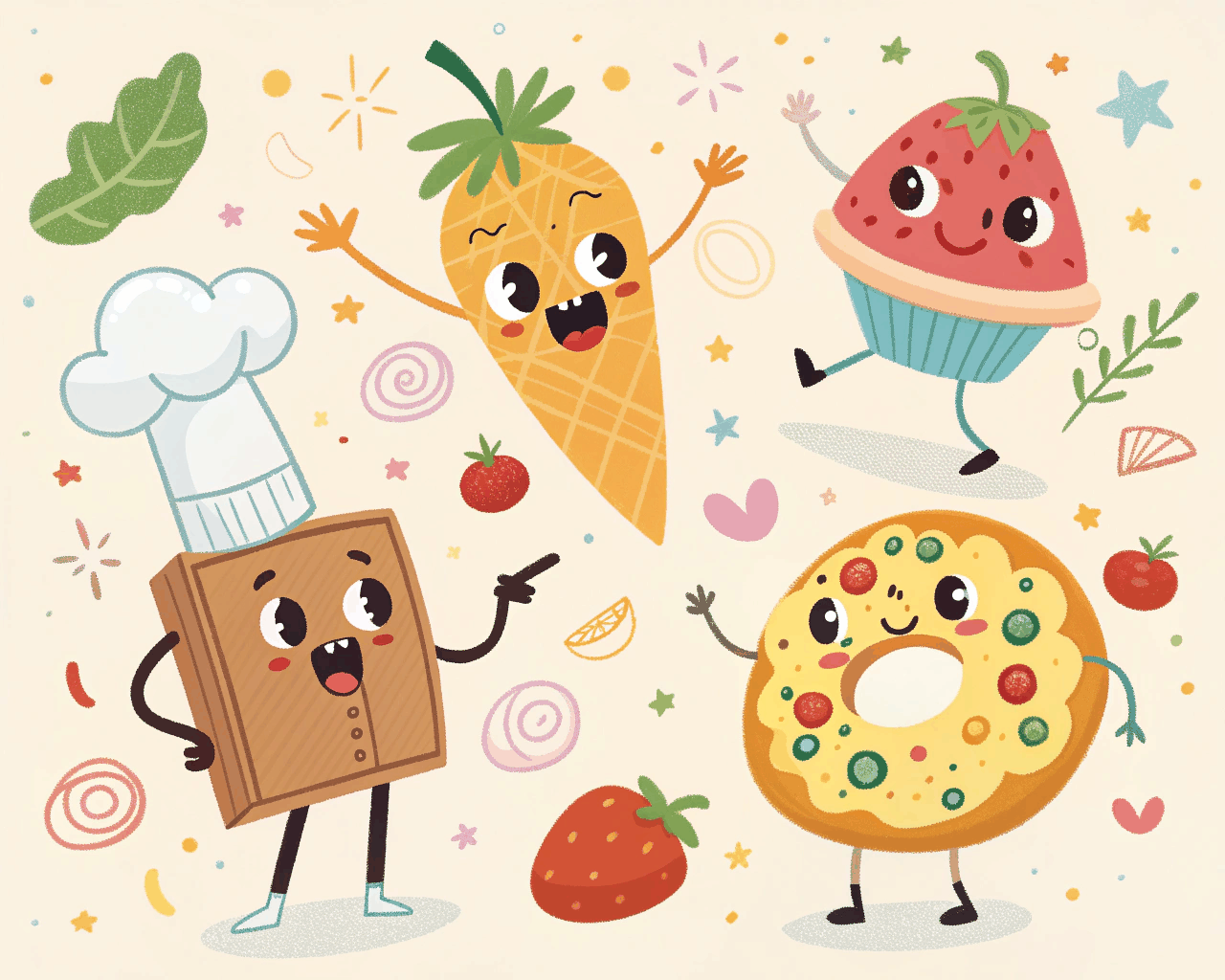 Custom Mascot Design for Food & Beverage Brands