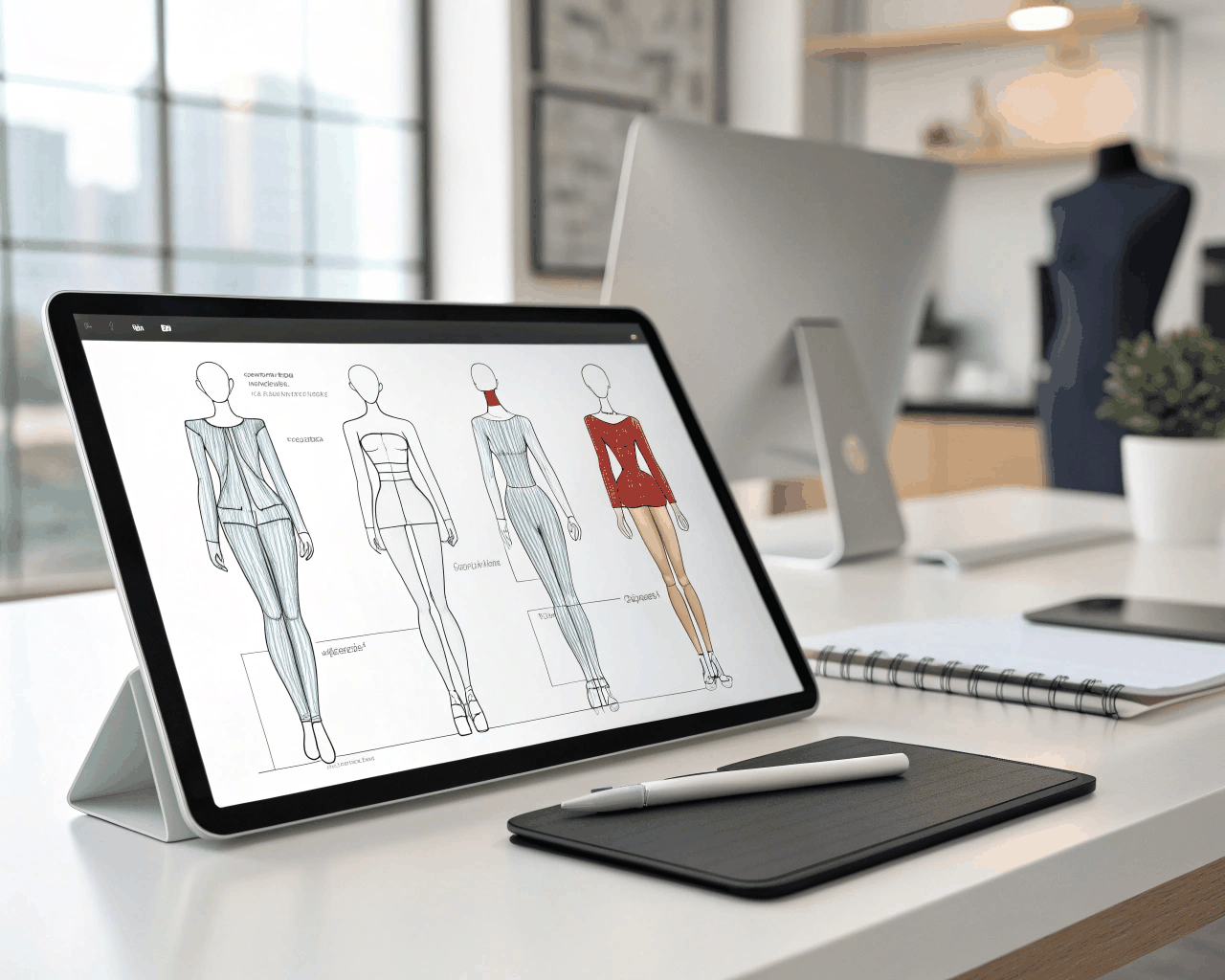Digital Fashion Croquis for Designers & Educators