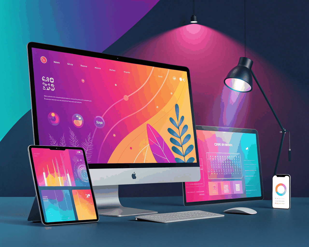 Dynamic Gradient Logo for Modern Media or Podcast