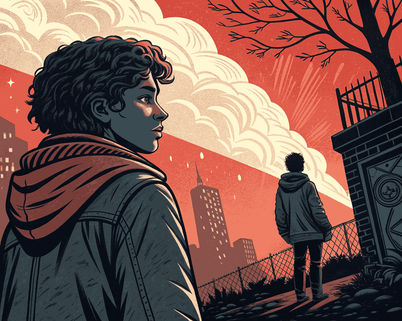 Dynamic Key Art Illustration for Book Covers and Albums