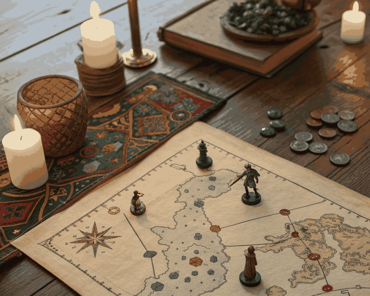 Fantasy Adventure Party Pack with Backstories & Relationship Maps