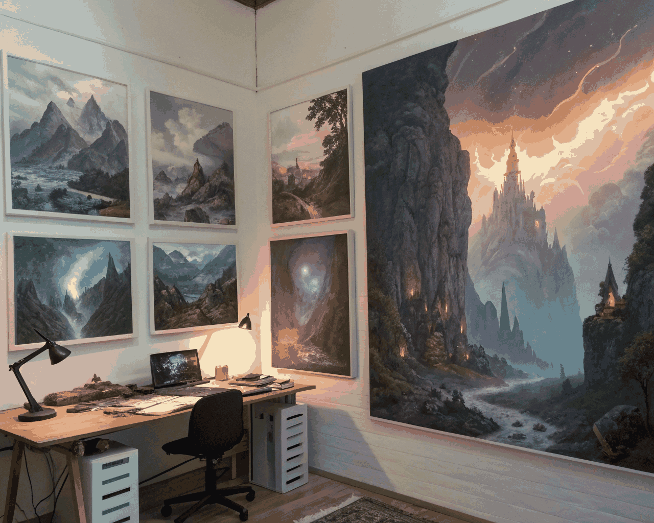 Fantasy Book Cover Illustrations for Novelists and RPG Creators