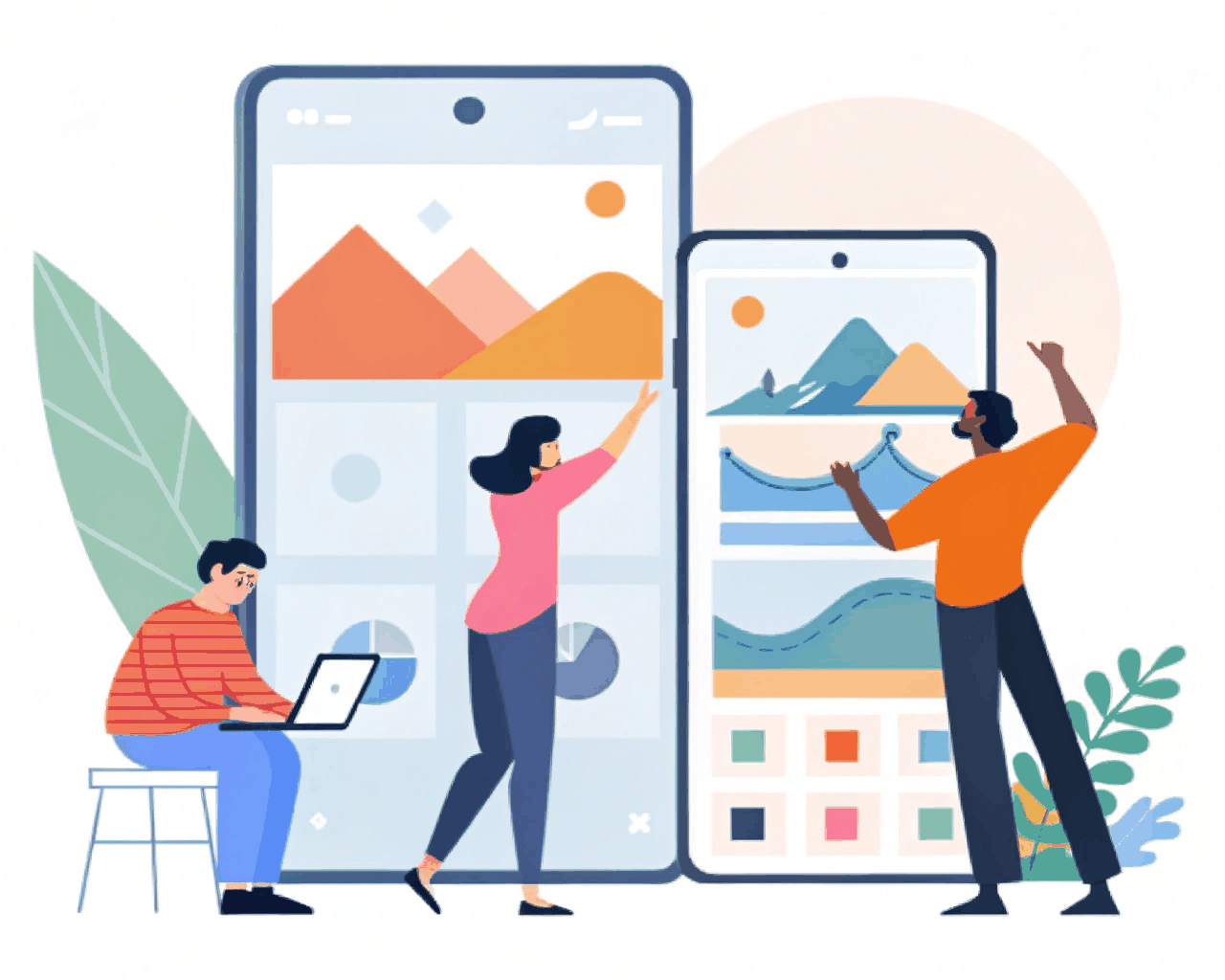 Framer Interactive Prototype for Mobile App Launch