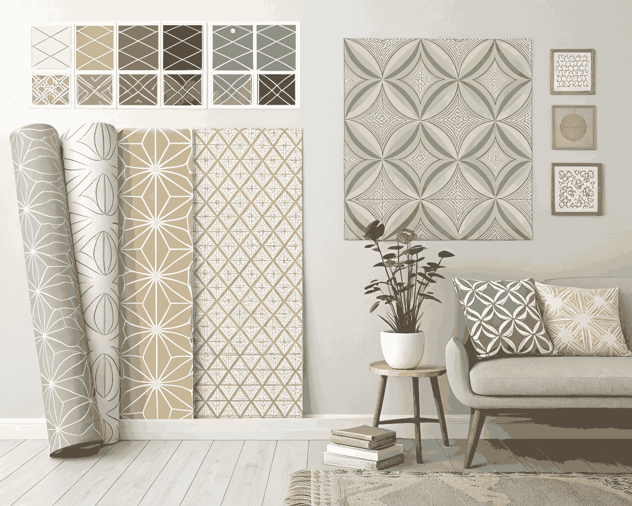 Geometric Repeat Patterns for Modern Home Decor Brands