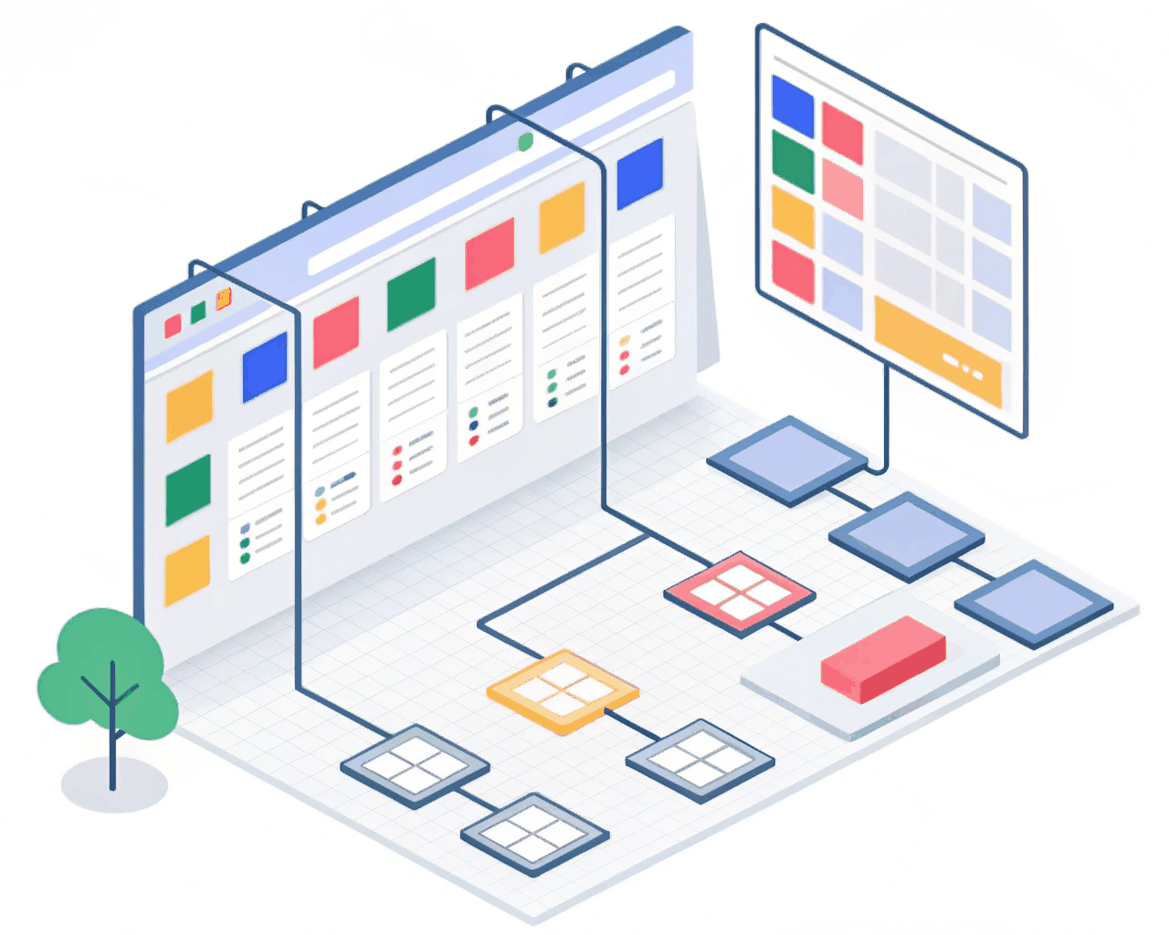 Geometric Twitter Thread Visualizers