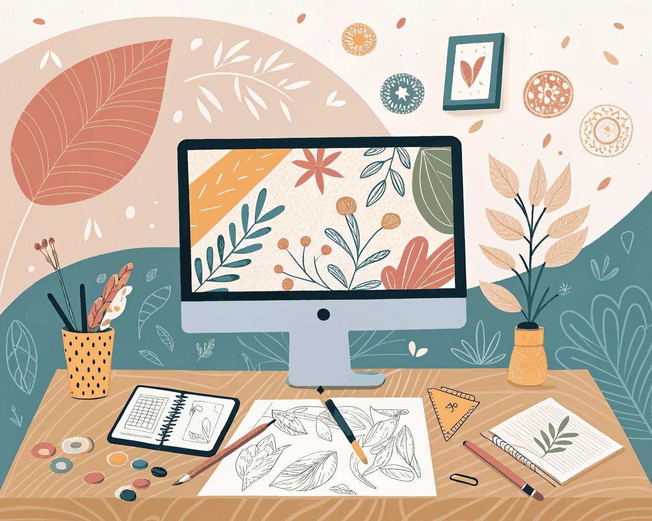 Hand-Drawn Social Media Icon Pack for Creative Brand Profiles