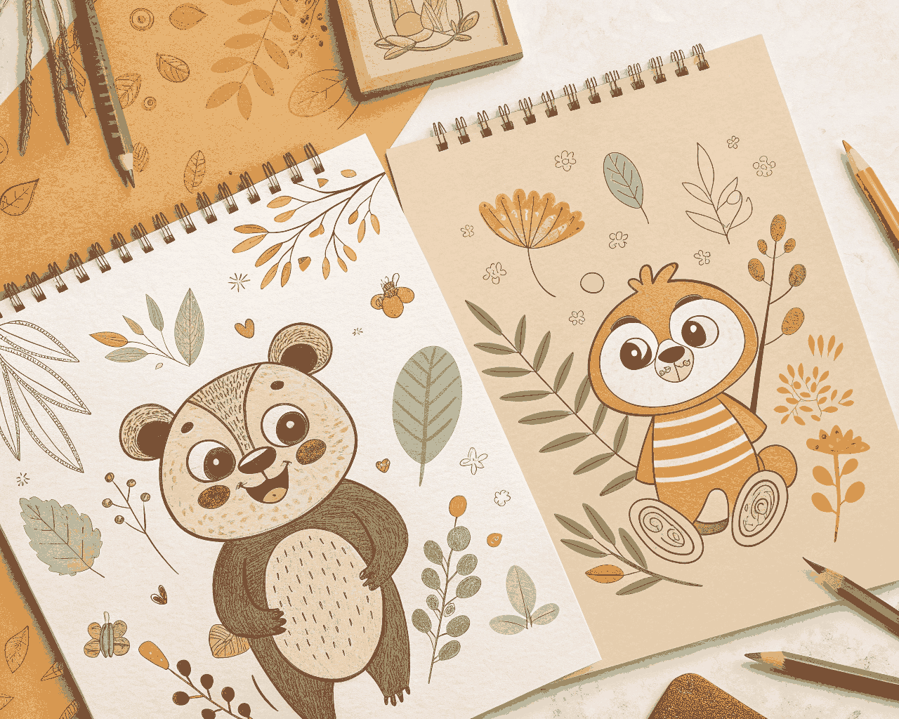 Hand-Drawn Vector Mascot for Food Brands and Craft Breweries