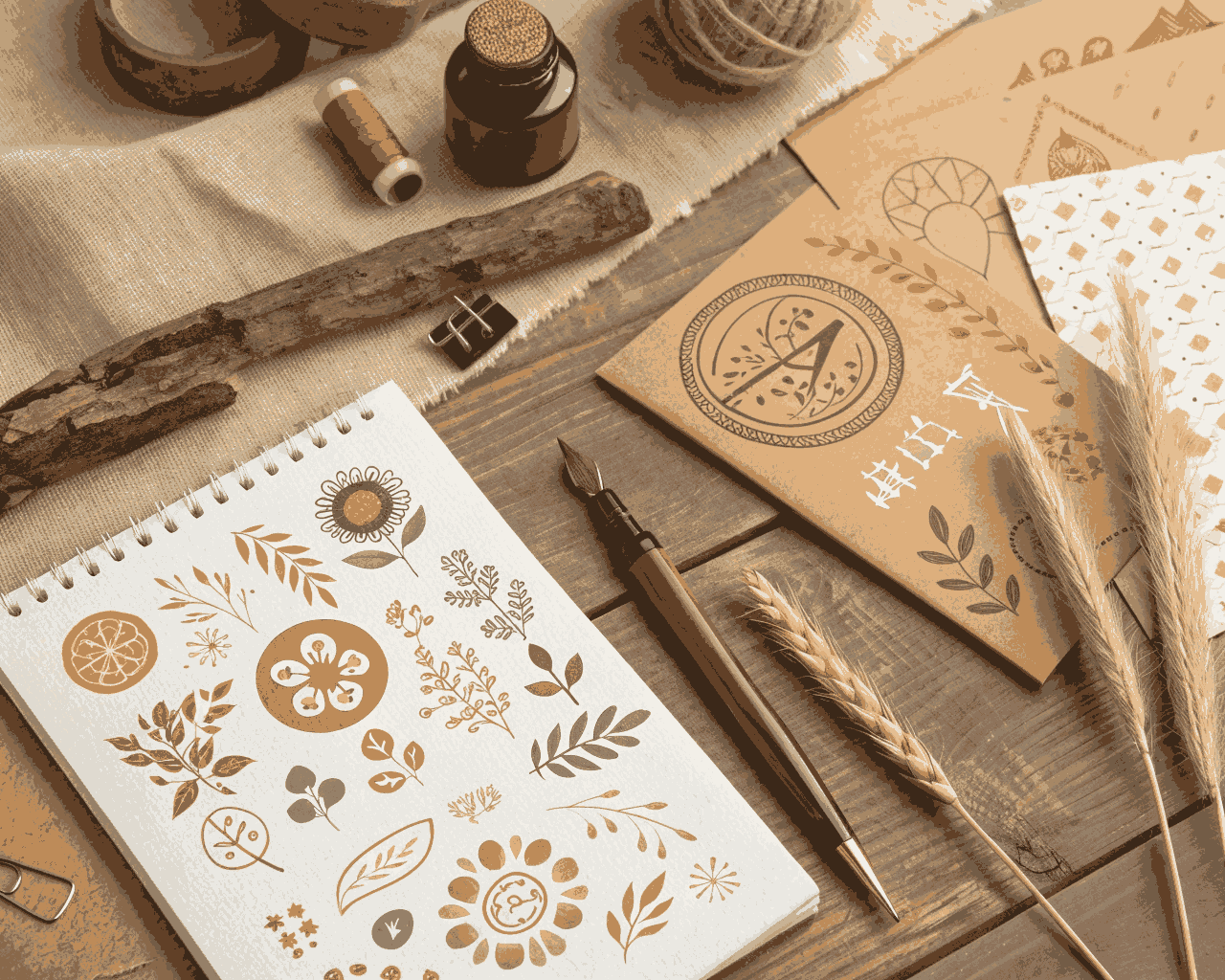 Hand-Lettered Logo for Craft Beverage or Food Brand