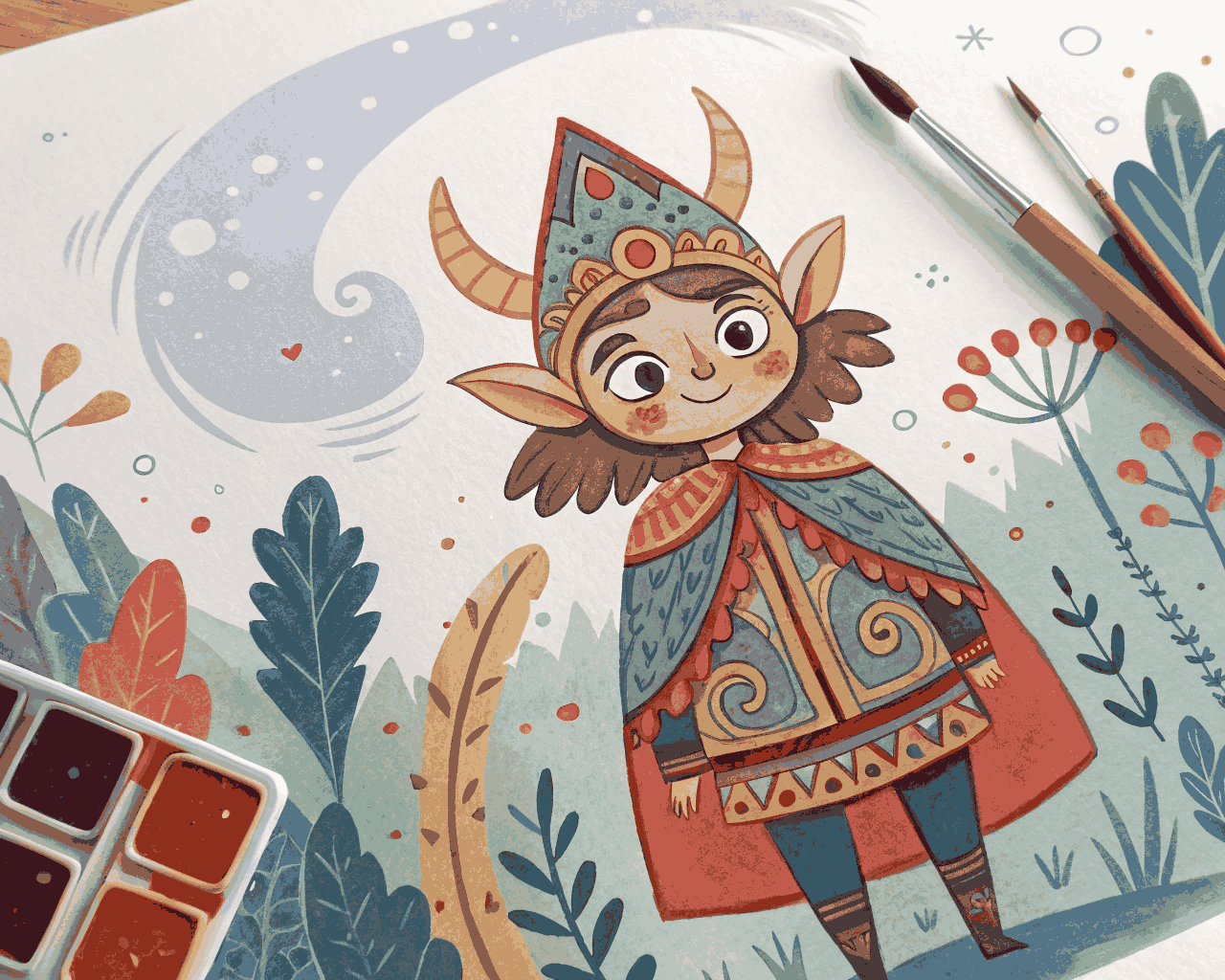 Hand-Painted Fantasy Character Assets for VR Role-Playing Games