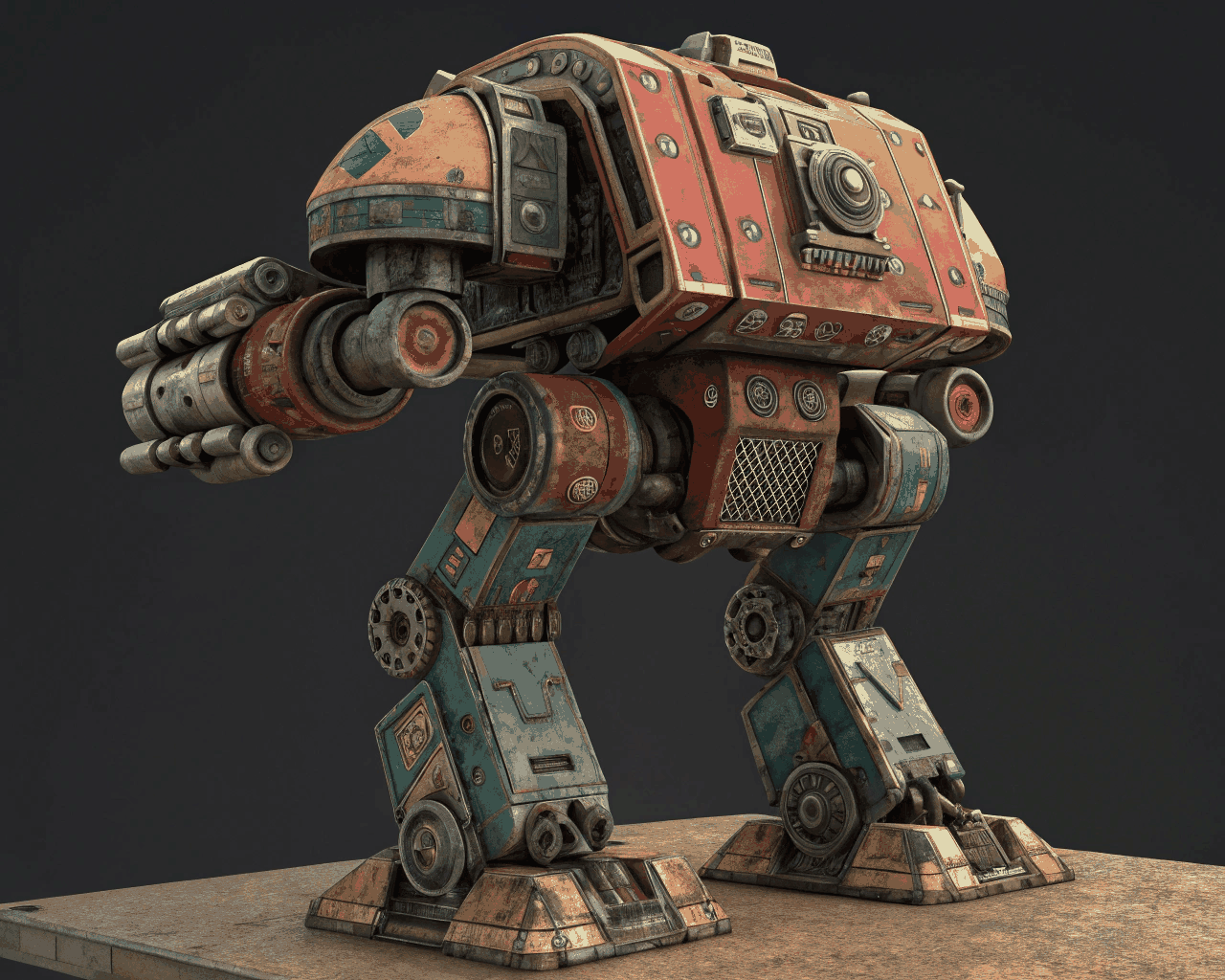Hard Surface Mech & Vehicle Sculpt for Sci-Fi Concepts