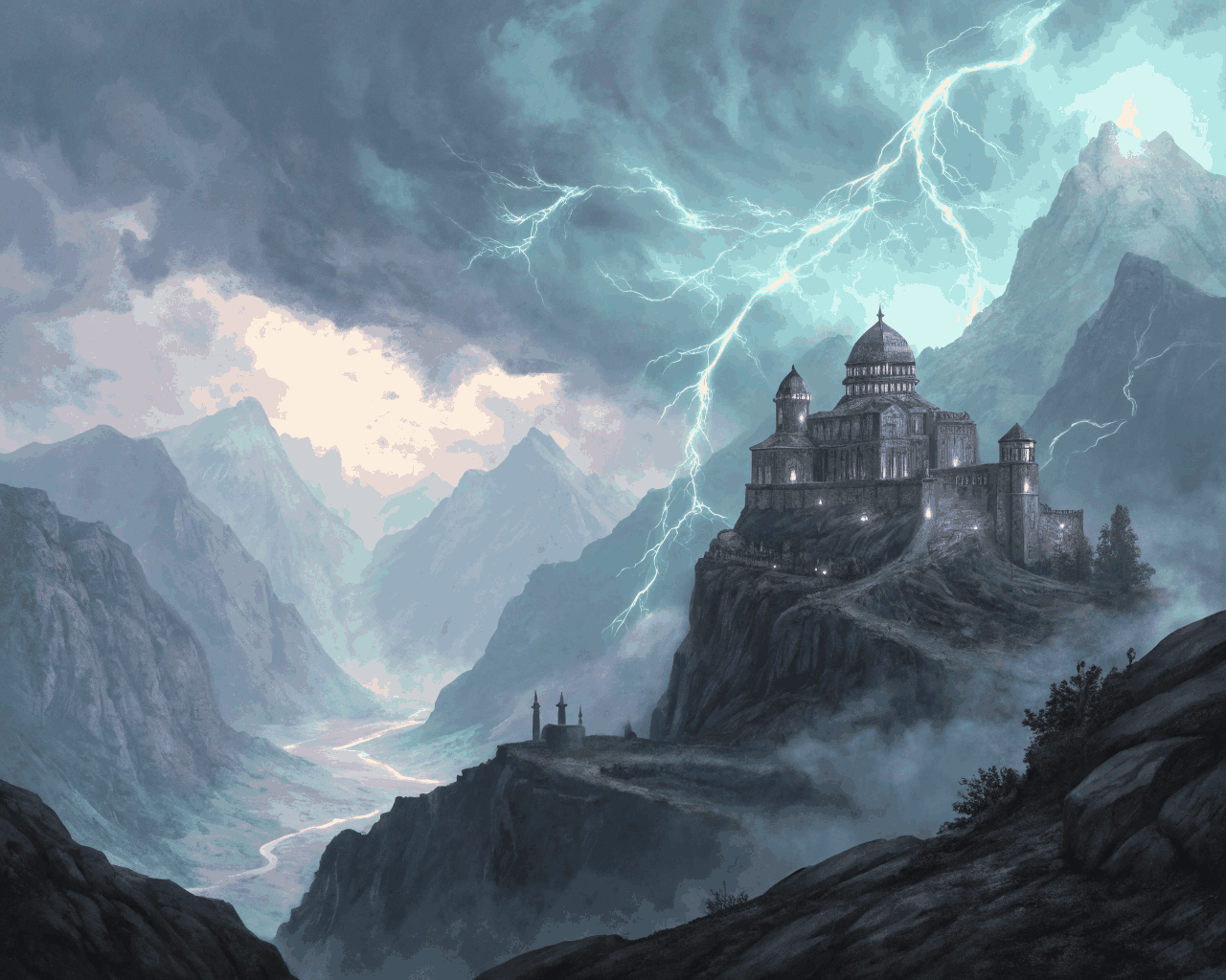 High Fantasy Environment Painting for Tabletop RPG Campaign Settings