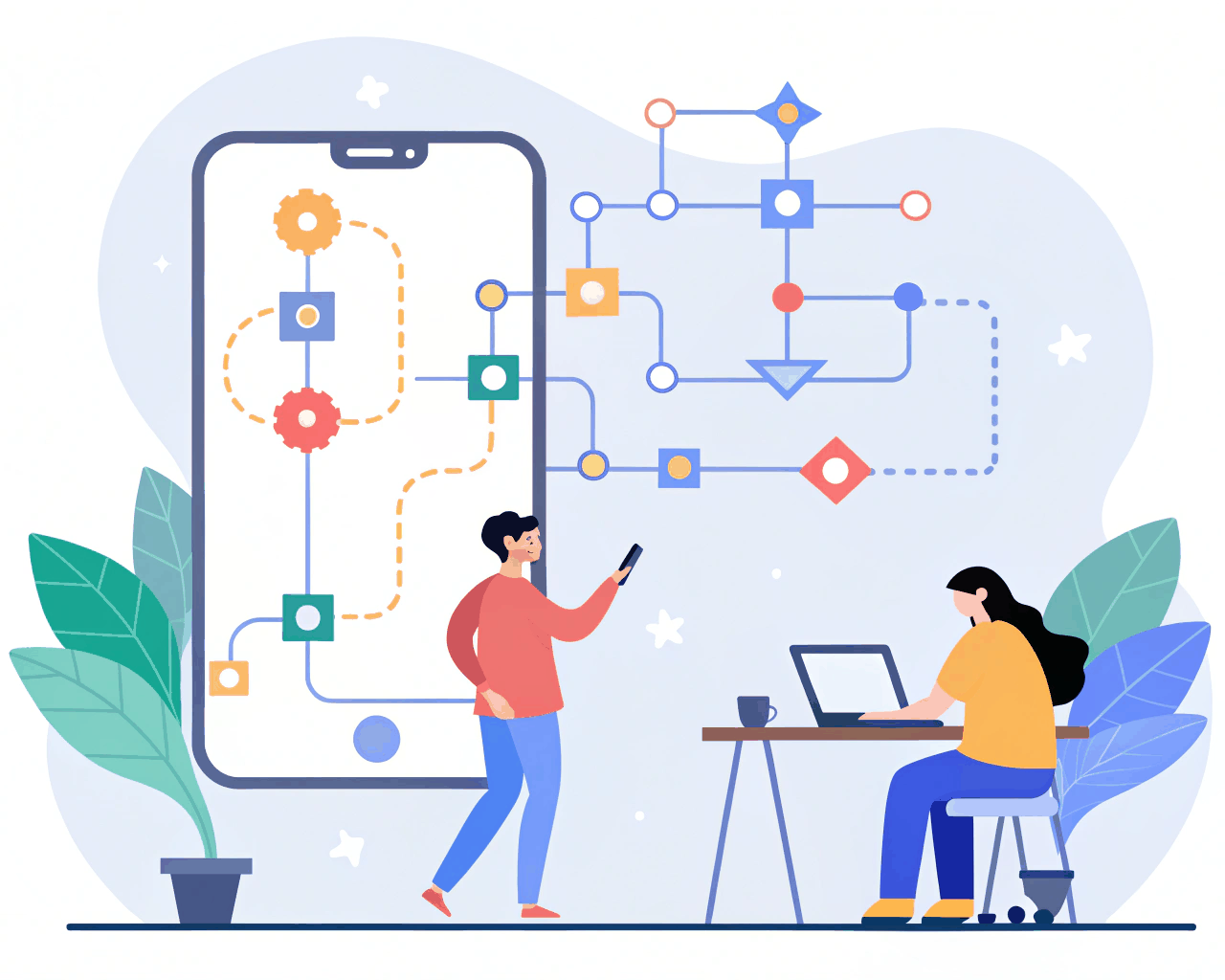Interactive Mobile App Prototype for Startup MVPs