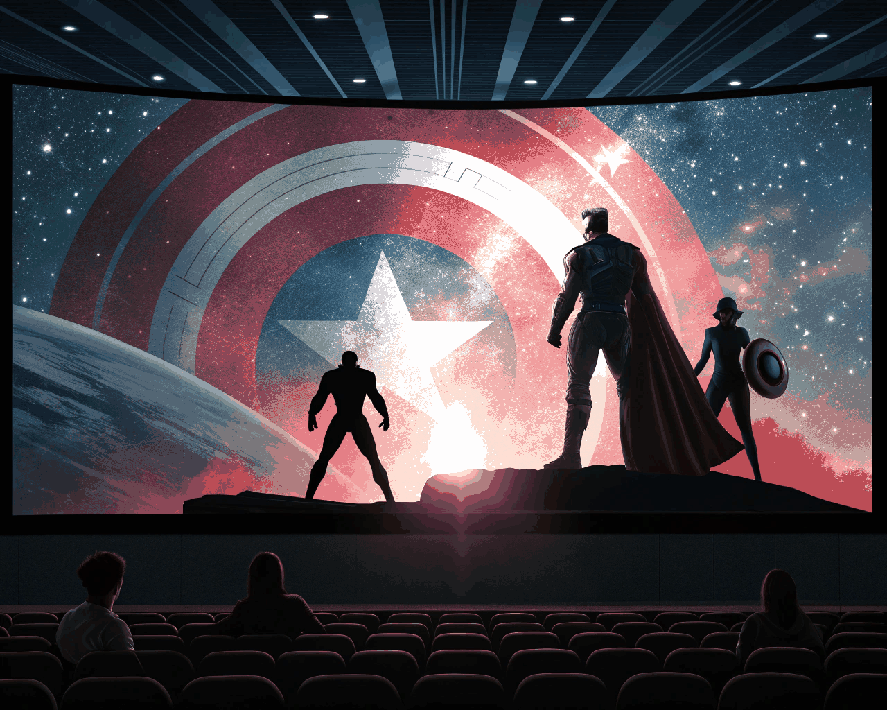 Key Art Poster Illustration for Sci-Fi Film and Book Promotions