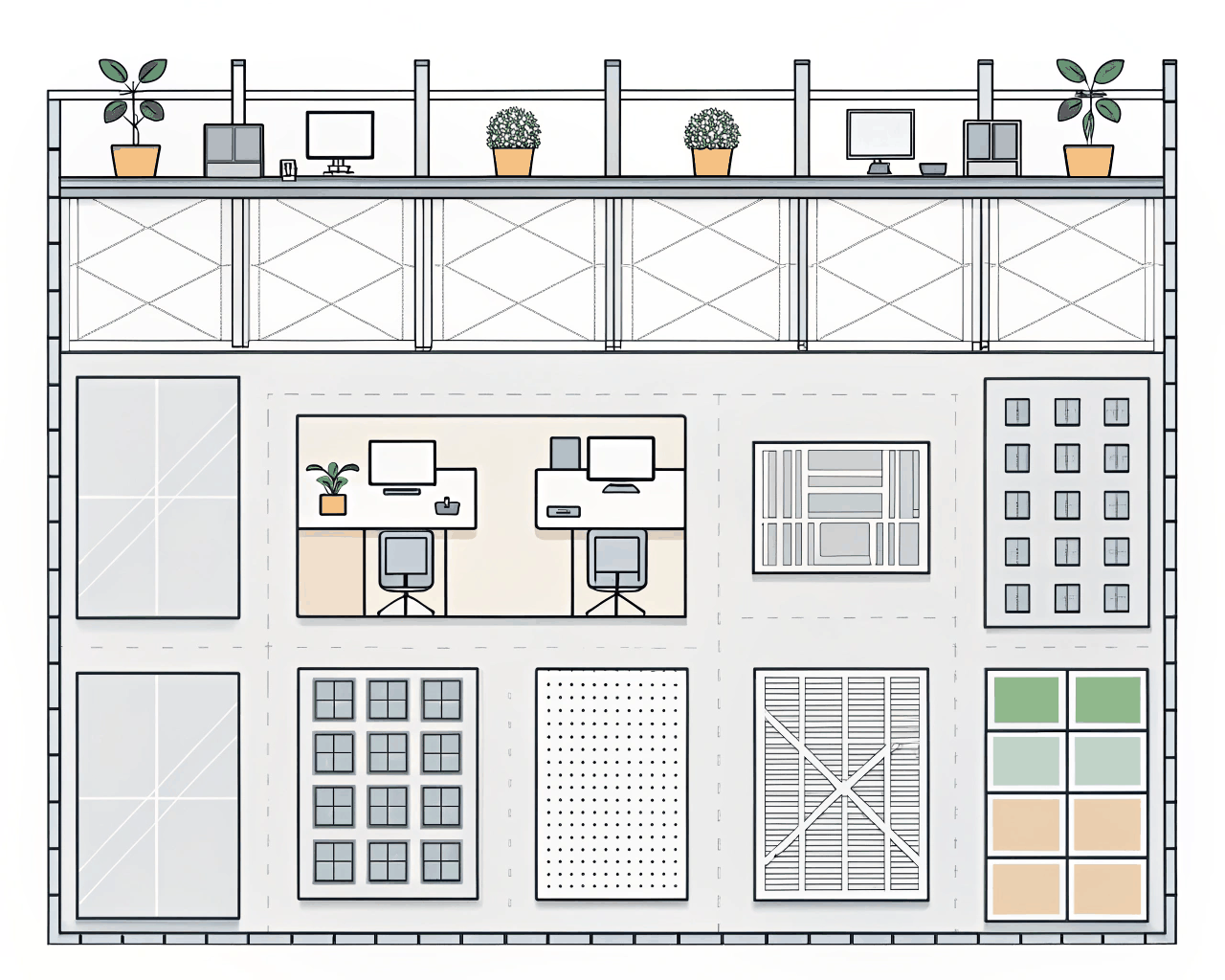 Low-Fidelity Website Wireframe Kit for Content-Heavy Platforms