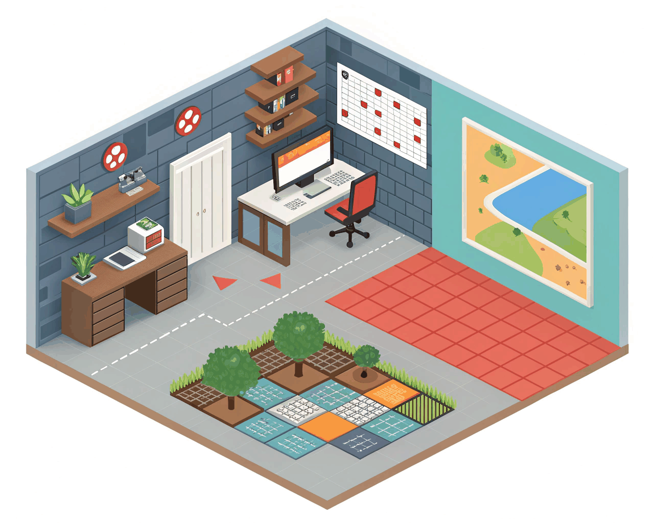 Low-Poly VR Environment Kit for Indie Game Developers