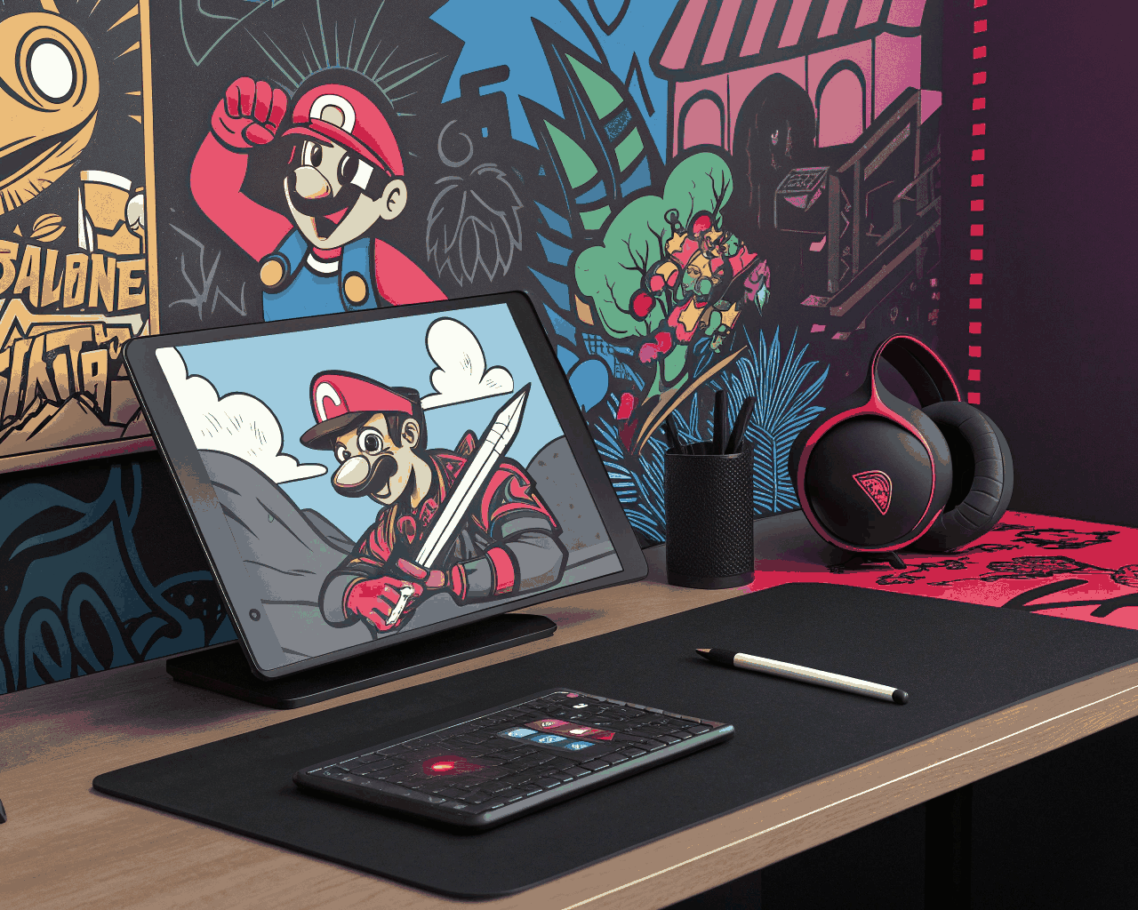 Mascot Character Logo for Esports Team or Gaming Channel