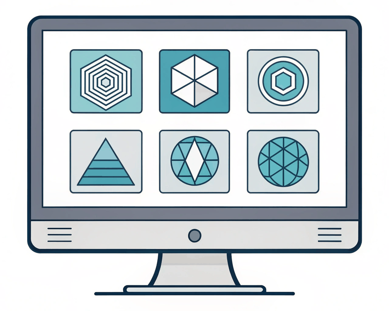 Minimalist App Icon Set for Fintech and Productivity Tools