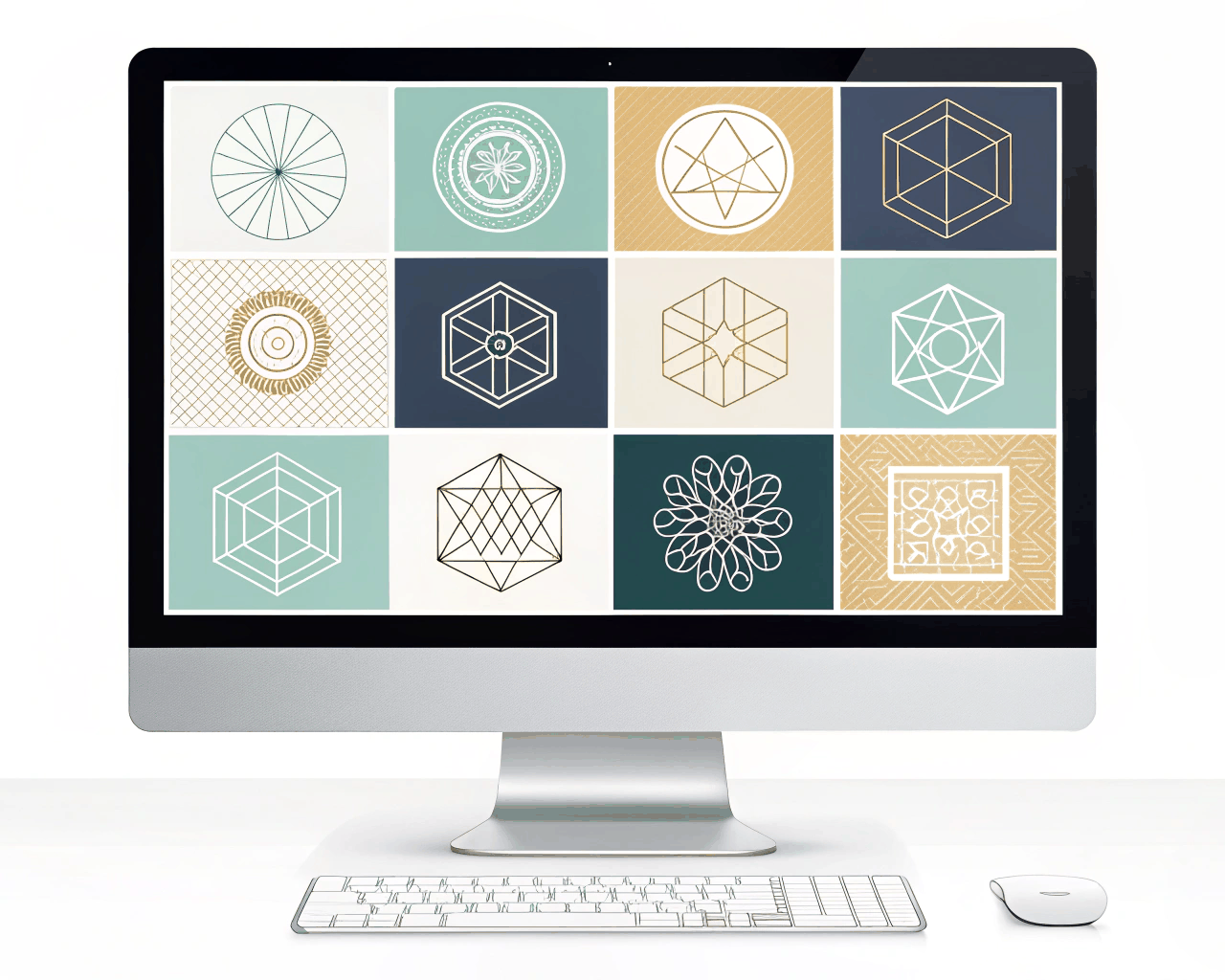 Minimalist Interface Icon Set for Fintech and Banking Applications