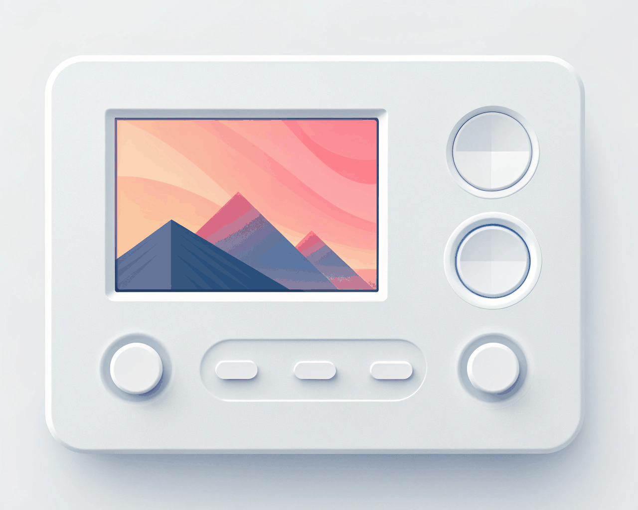 Neumorphic Music Player Interface for Mobile