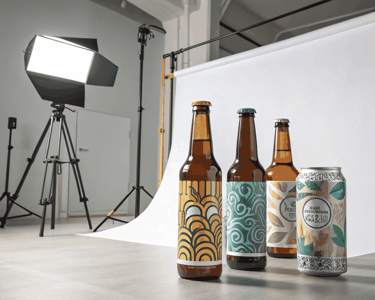 Packaging Mockup 3D Render for Consumer Product Labels