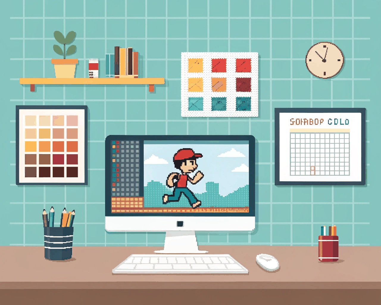 Pixel Art Sprite Sheets and Tilesets for 2D Platformer Games