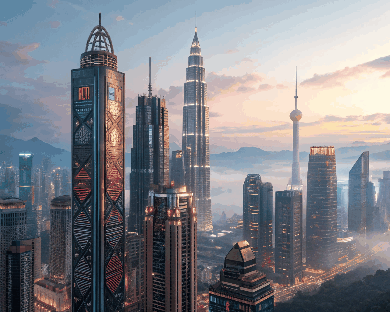 Post-Apocalyptic Environment Matte Painting for Video Games