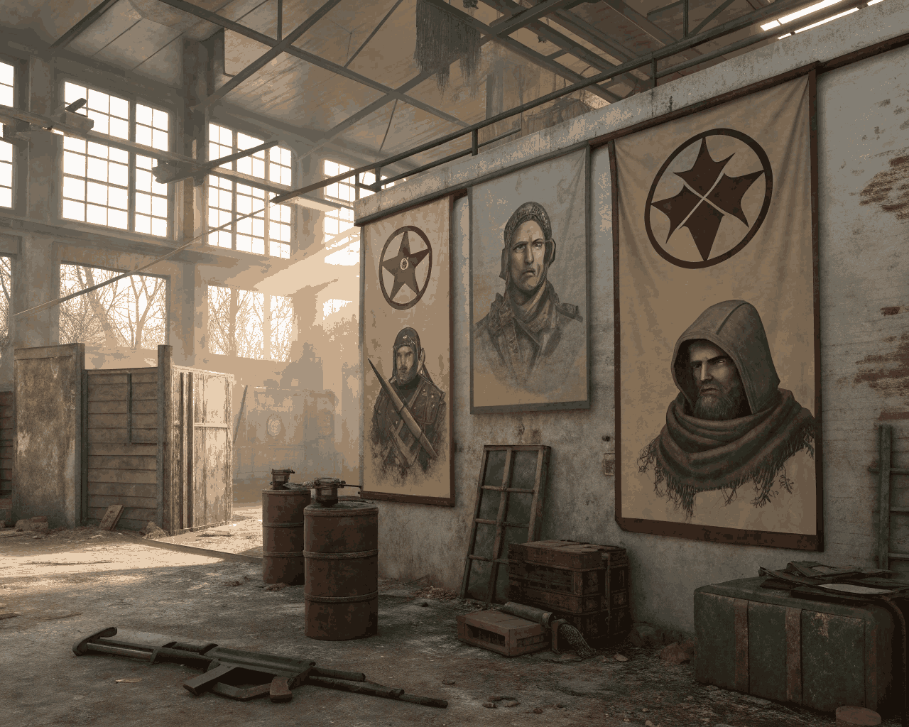 Post-Apocalyptic Survivor Cohort with Faction Allegiances