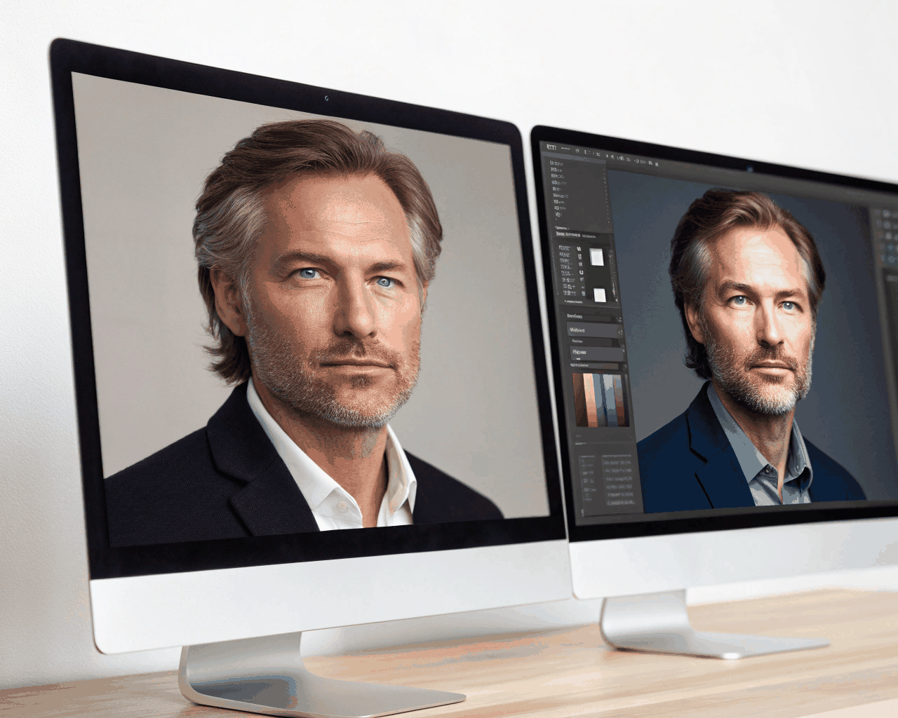 Professional Portrait Retouching for Corporate Headshots and LinkedIn