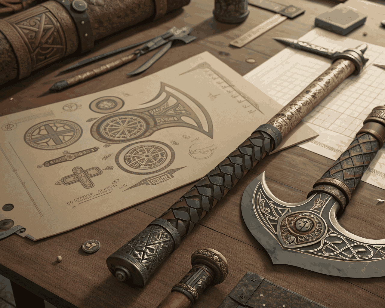 Prop and Weapon Design for Fantasy Video Games and Film