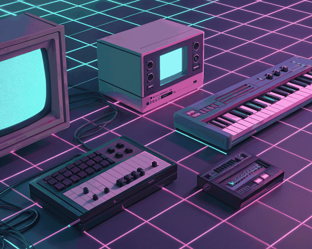 Retro 80s Synthwave Jingle Package for Podcasts & YouTube Channels