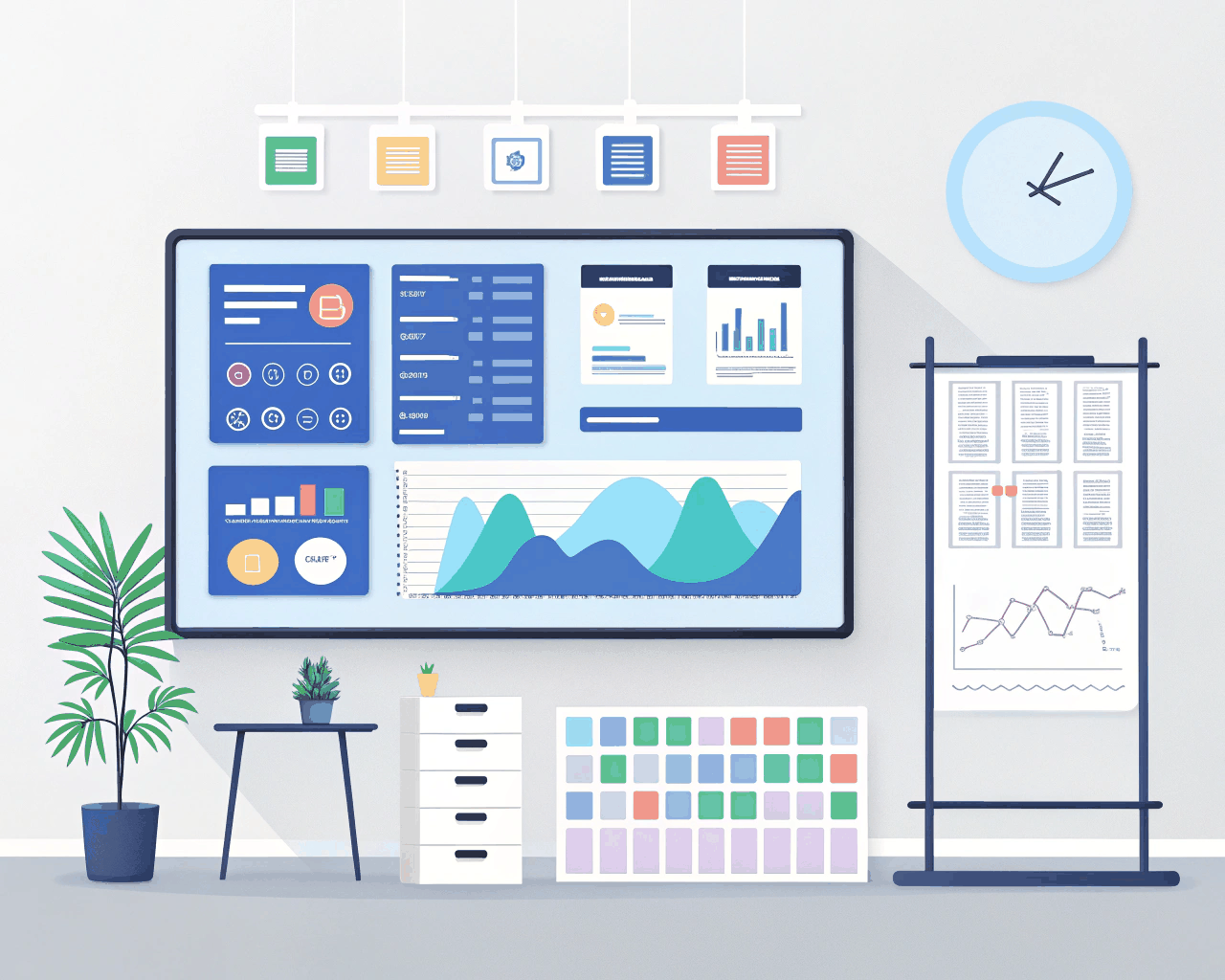 SaaS Platform Dashboard UI with User Flow Mapping